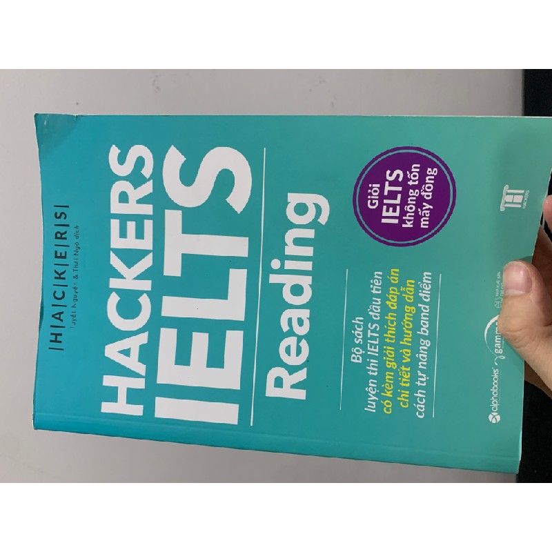 Bộ 3 cuốn HACKERS IELTS Speaking, Writing, Reading 6966