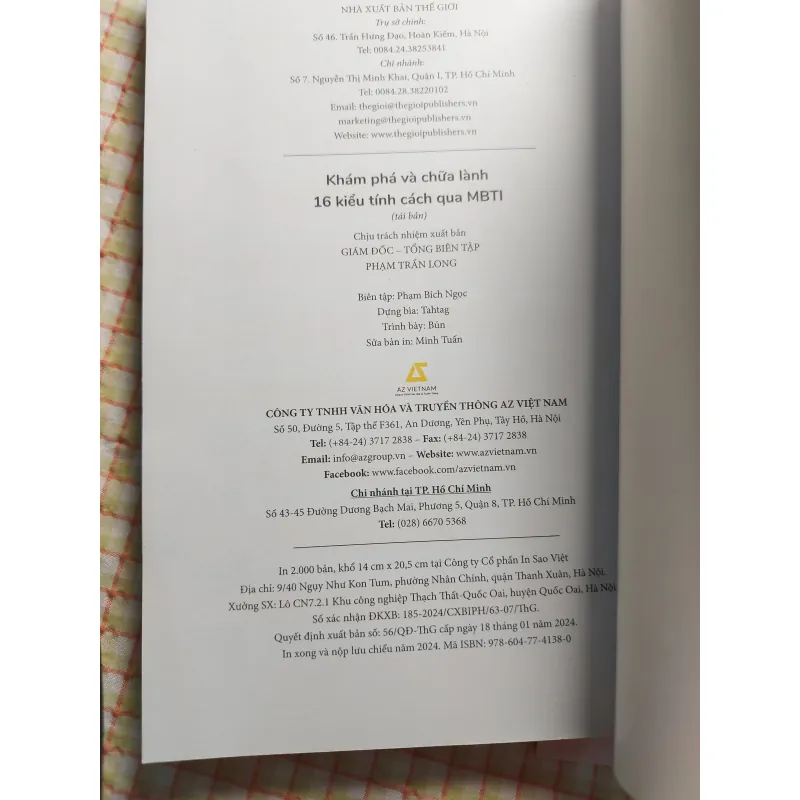 KHÁM PHÁ VÀ CHỮA LÀNH 16 KIỂU TÍNH CÁCH QUA MBTI 763797