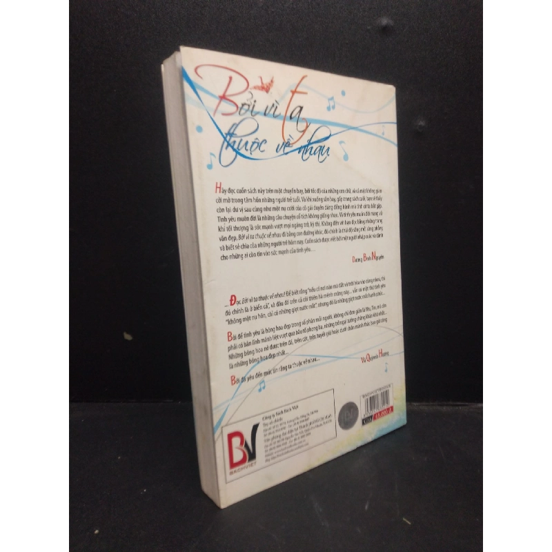 Bởi vì ta thuộc về nhau năm 2010 mới 80% bẩn ố nhẹ HCM2602 văn học 913260