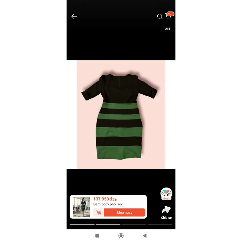 Đầm thun công sở  711730