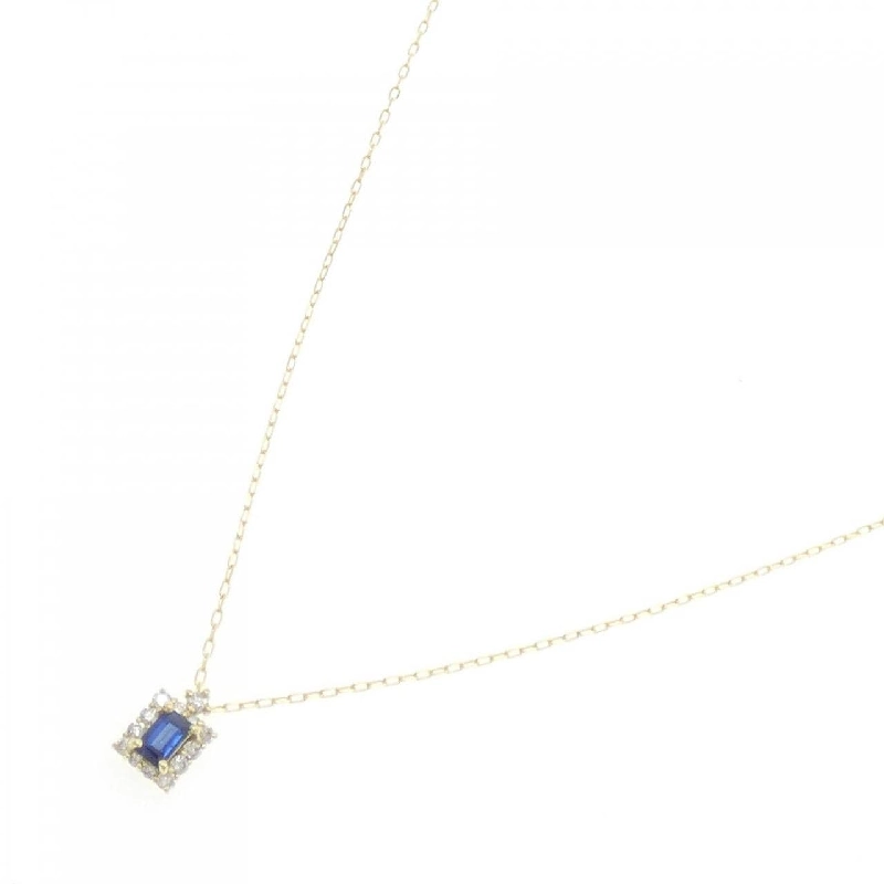 K18YG Sapphire Necklace 0.12CT - Hàng hiệu Authentic 863448