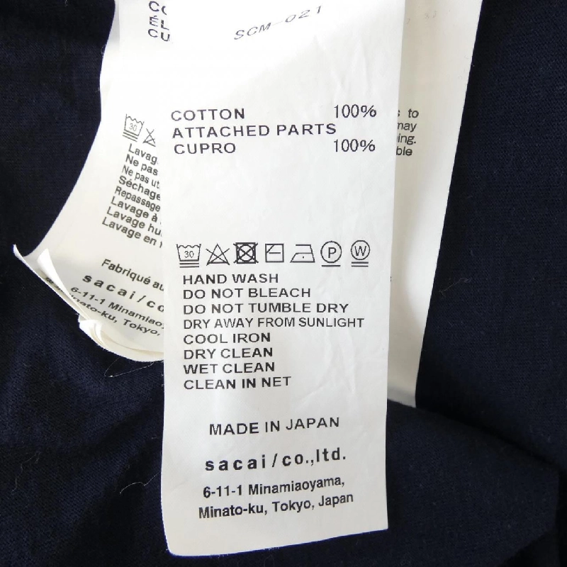 Áo thun SACAI SCM-021 - Hàng hiệu Chính hãng 901069