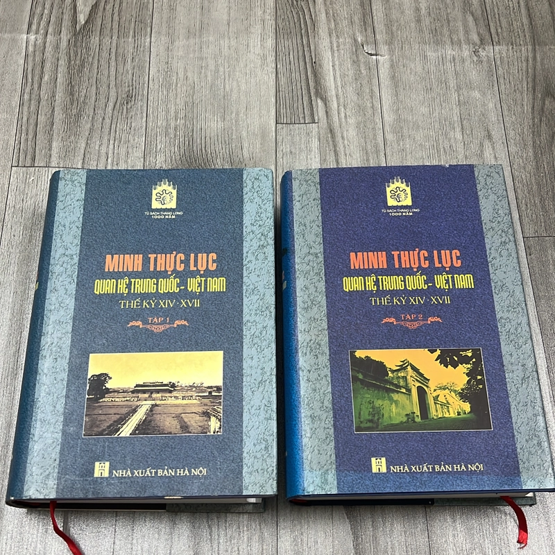 Minh thực lục quan hệ trung quốc- việt nam thế kỷ XIV-XVII combo 2 tập thiếu 3 tập. 9b2 544930