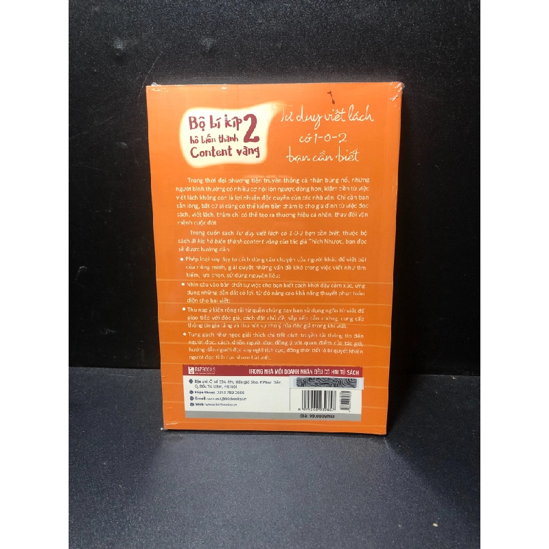 Bộ bí kíp hô biến thành content vàng 2 tư duy viết lách có 102 bạn cần biết Thích Nhược mới 100% HCM1011 Oreka-Blogmeo 30922