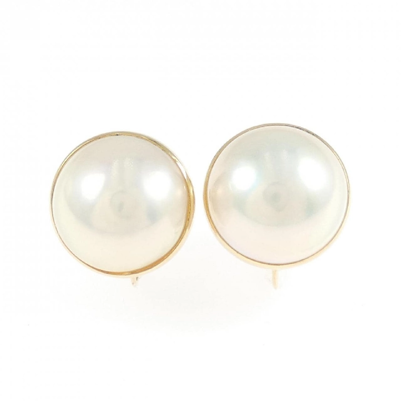 K18YG Mabe Pearl Bông tai - Hàng hiệu Authentic 872364