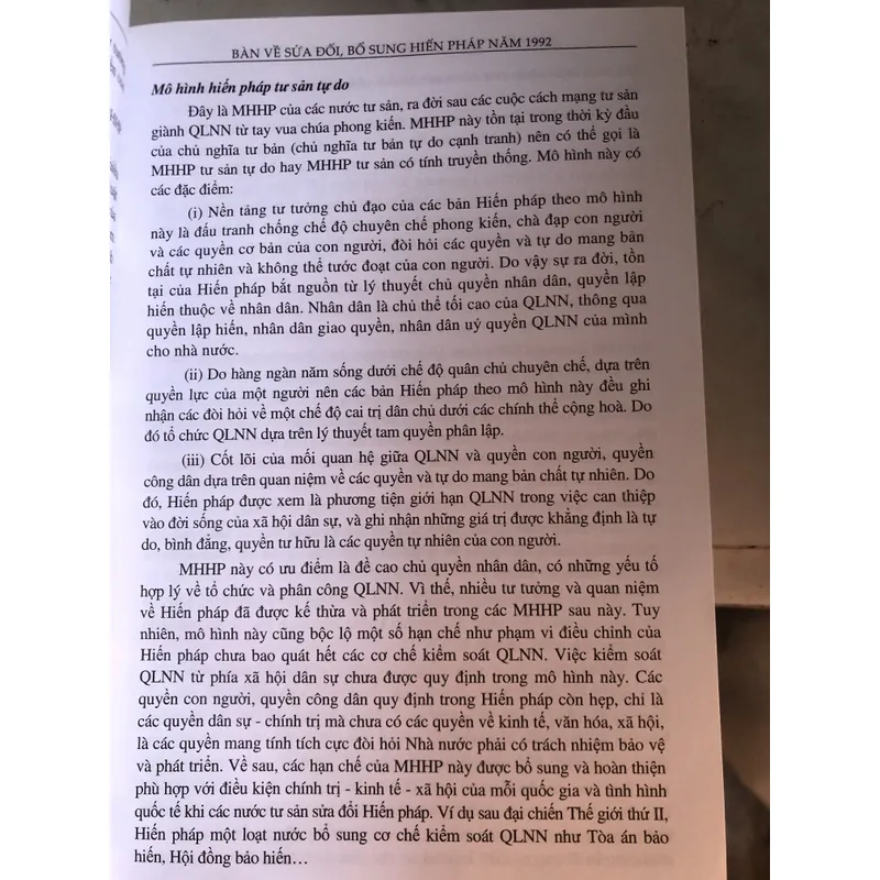 Bàn về sửa đổi và bổ sung Hiến pháp 1992 711648