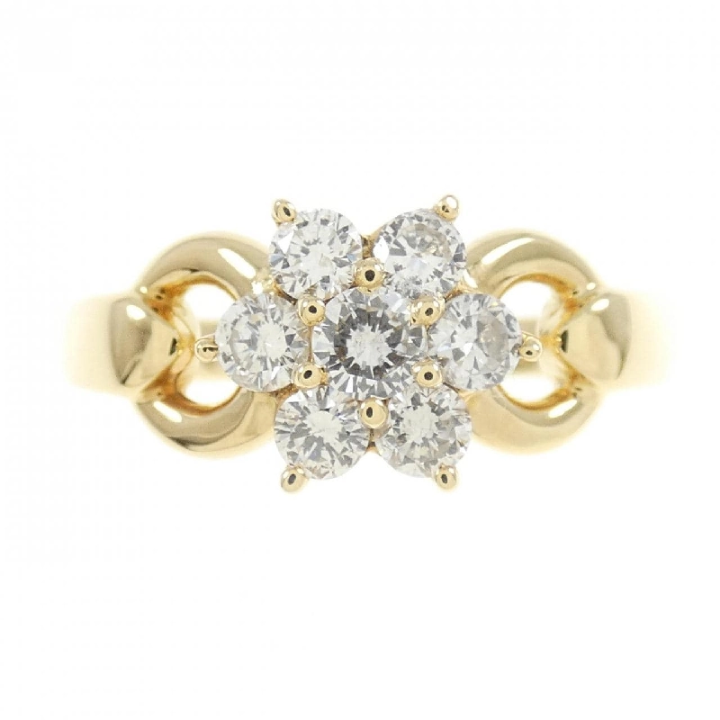 Nhẫn kim cương hoa K18YG 0.53CT - Hàng hiệu chính hãng 855458