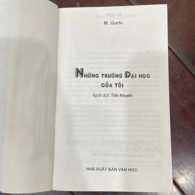 MACXIM GORKI - những trường đại học của tôi - 2017 1026732