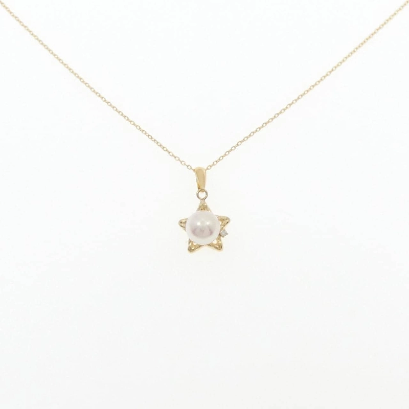 K18YG Ngôi sao Akoya Pearl Dây chuyền 6.1mm - Hàng hiệu Chính hãng 856691