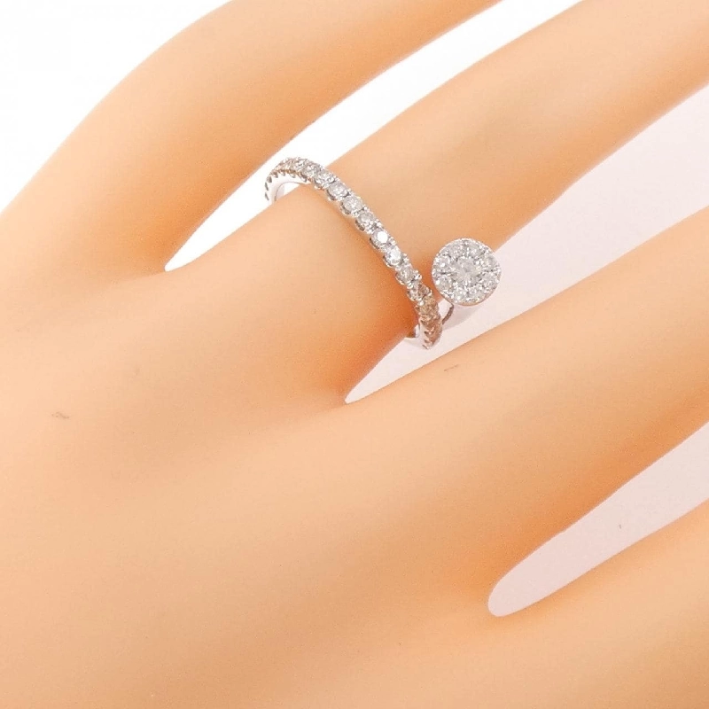 Nhẫn kim cương K18WG 0.50CT 671308