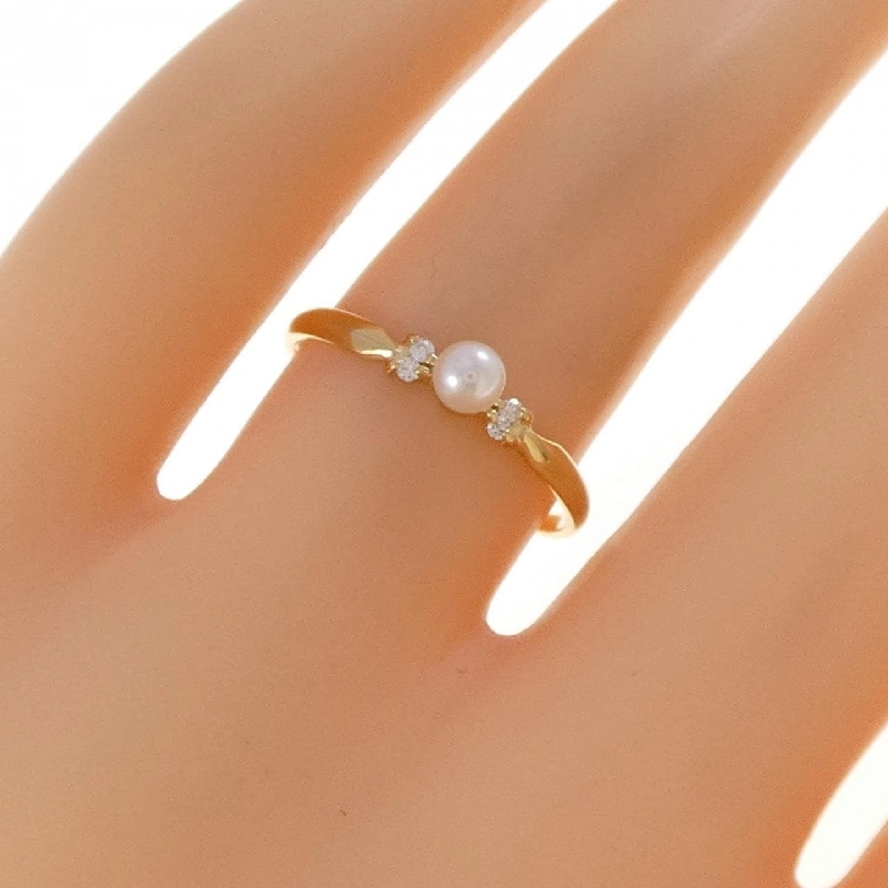 Nhẫn ngọc trai Akoya K18YG 3.3mm - Hàng hiệu Chính hãng 854047