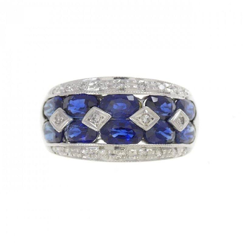 Nhẫn Sapphire K18WG 3.60CT - Hàng hiệu Chính hãng 852326