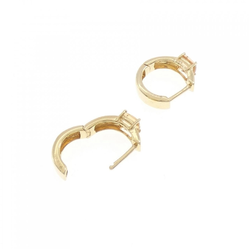 K18YG Ngọc hoàng gia Topaz Bông tai 0.60CT - Hàng hiệu Chính hãng 870431