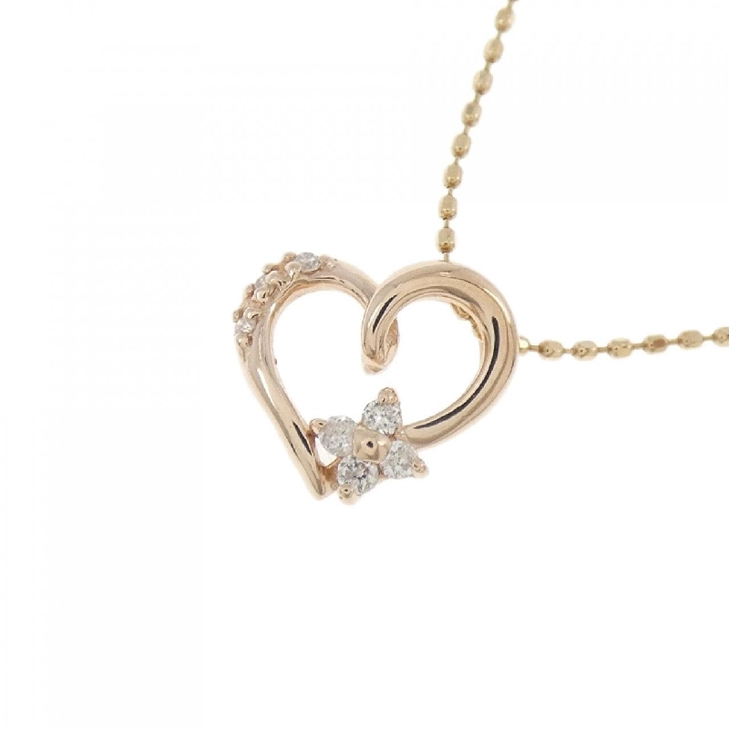 K10PG Dây chuyền kim cương hình trái tim 0.05CT - Hàng hiệu Chính hãng 860480