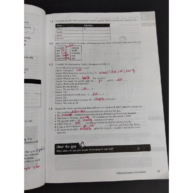 Professional english in use Medicine Tiếng anh chuyên ngành Y Khoa mới 80% bẩn bìa, ố, có chữ viết nhiều, highlight HCM2811 Eric H.Glendinning, Ron Howard HỌC NGOẠI NGỮ 379670