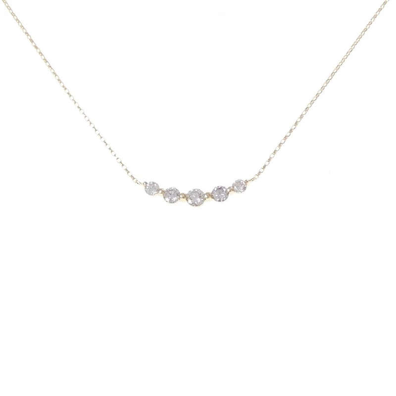 Dây chuyền kim cương K18YG 0.50CT - Hàng hiệu chính hãng 856252