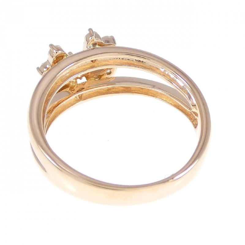 Nhẫn kim cương K18PG hoa 0.30CT 672397