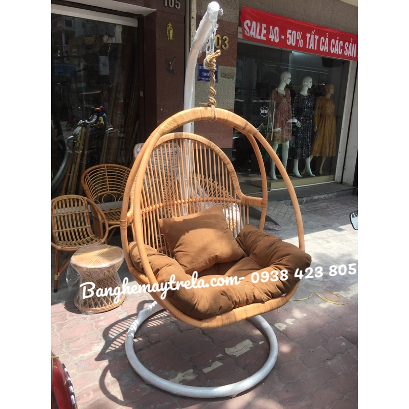Xích đu mây đan thủ công 473966