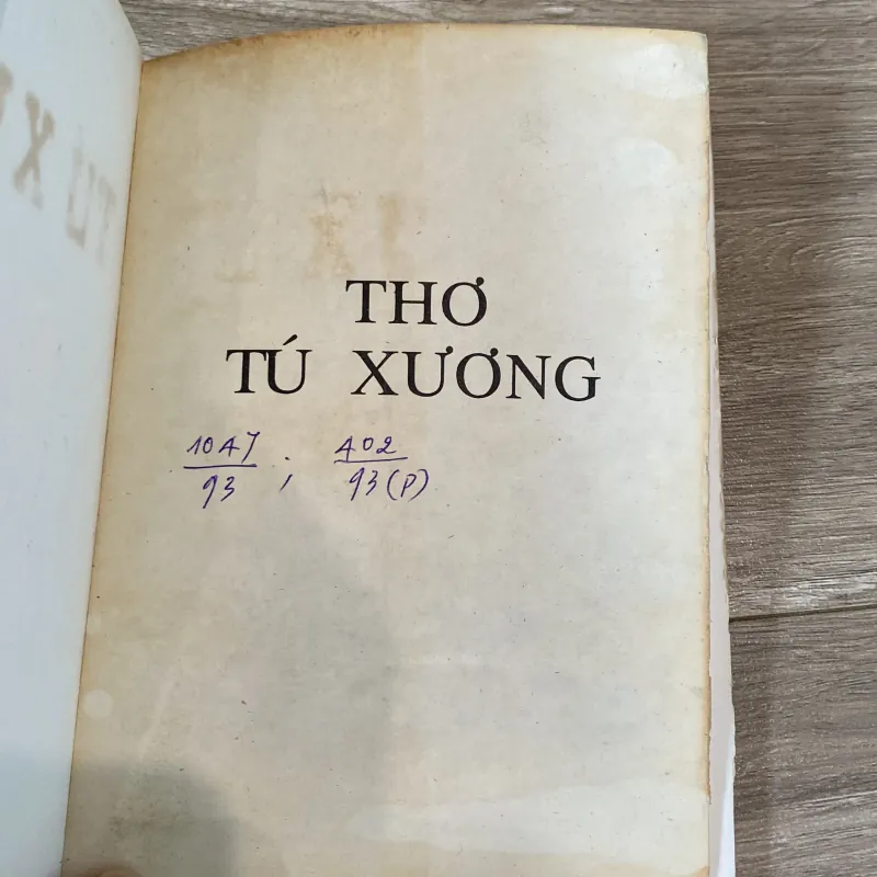 THƠ TÚ XƯƠNG (XB 1993) 753192