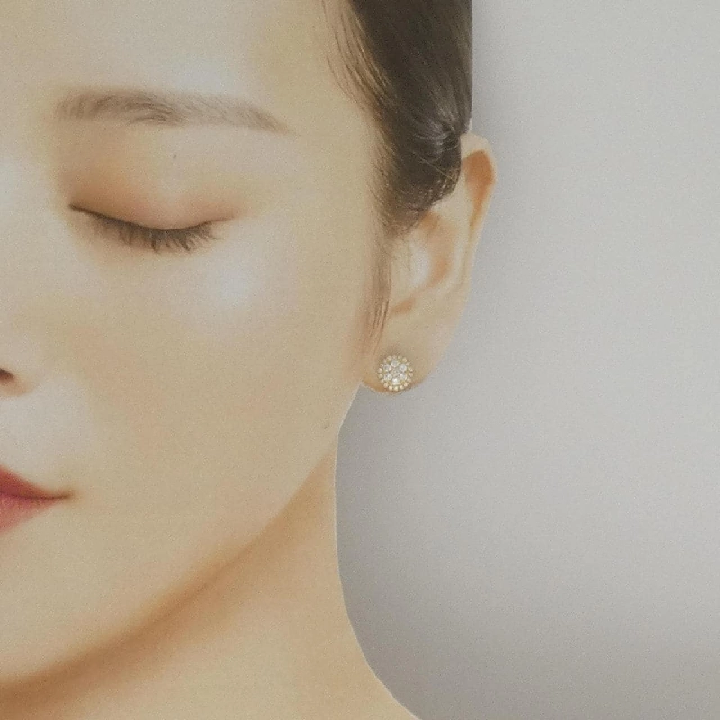 K18YG Bông tai kim cương 0.60CT - Hàng hiệu Chính hãng 866930