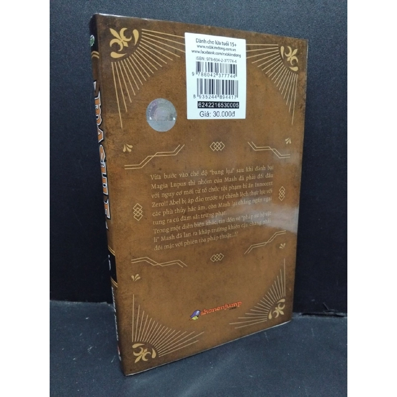 Mashle tập 5 Mash Burnedead và gương thần Hajime Komoto mới 90% ố nhẹ, tróc gáy nhẹ 2024 HCM.ASB0711 917974