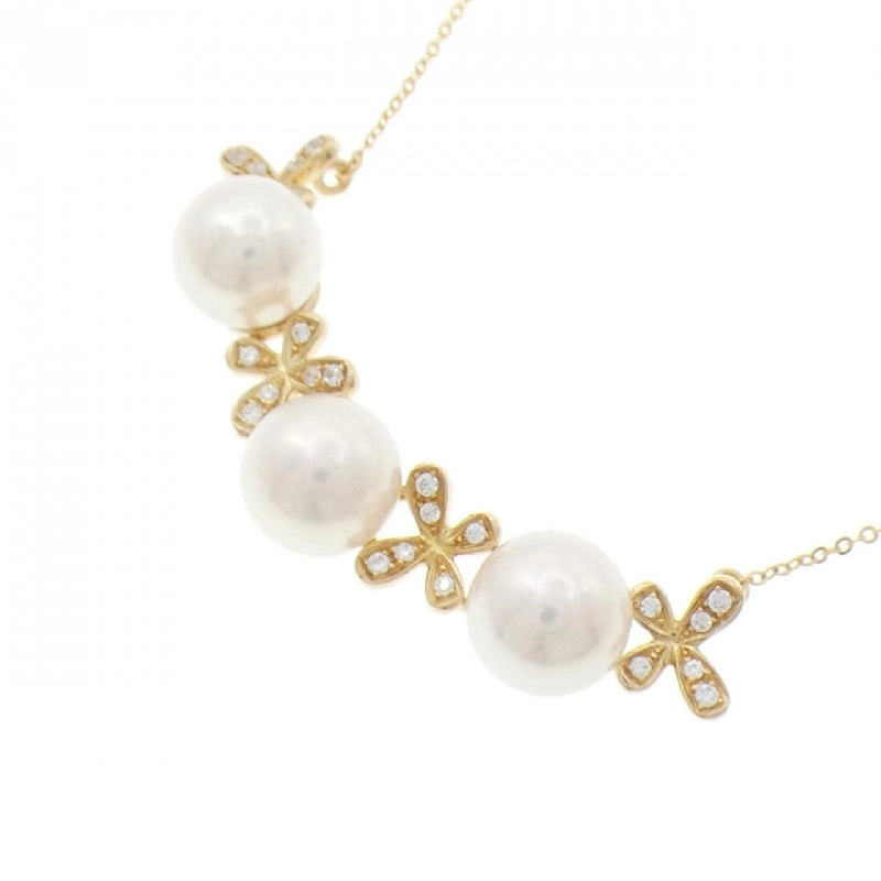 Dây chuyền ngọc trai Akoya 750YG - Hàng hiệu Authentic 855613