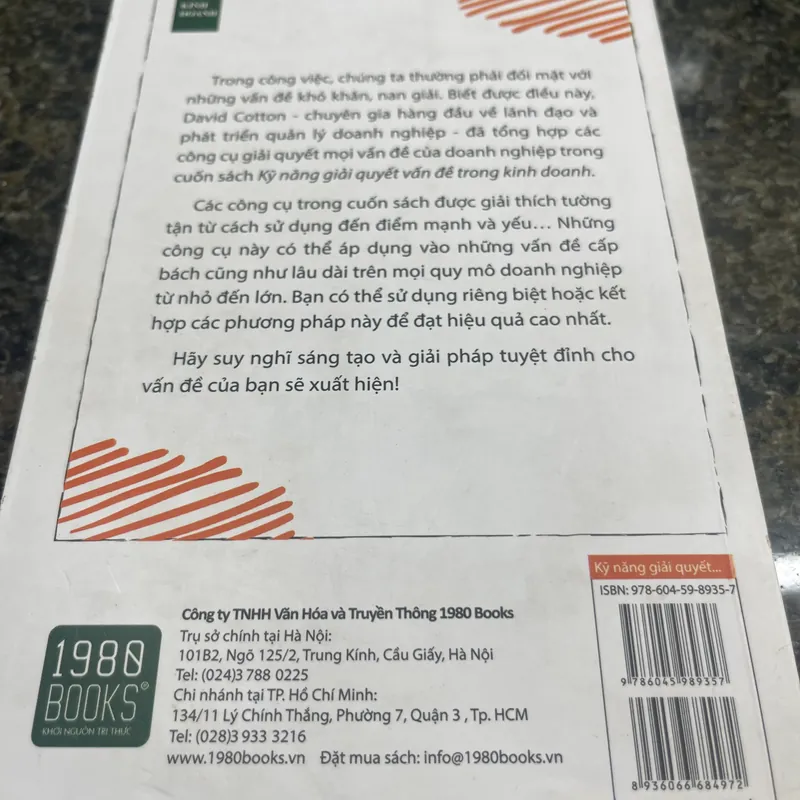 Kỹ năng giải quyết vấn đề trong kinh doanh David Cotton 560741