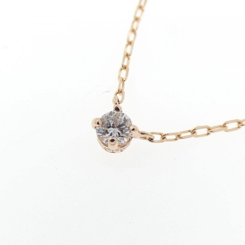 K10PG Solitaire Dây chuyền kim cương 0.10CT - Hàng hiệu Chính hãng 857456