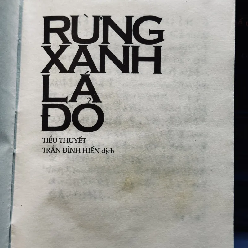 Rừng xanh lá đỏ - Mạc Ngôn 751028