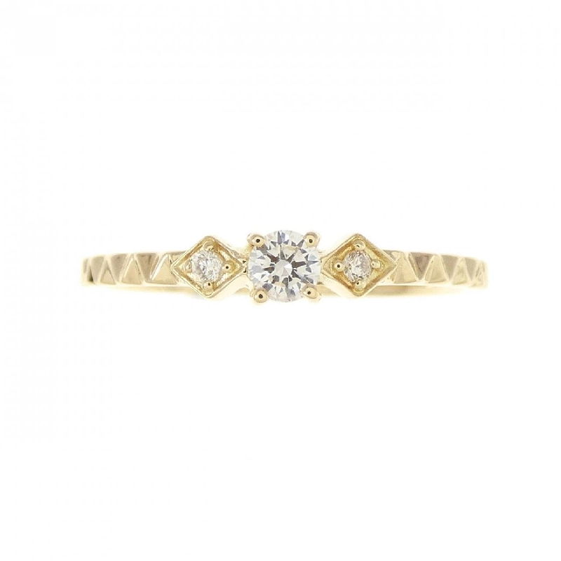 Nhẫn kim cương K18YG 0.10CT - Hàng hiệu Authentic 860437