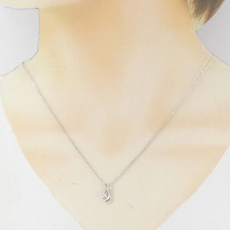 Dây chuyền kim cương PT900/PT850 0.140CT - Hàng hiệu Chính hãng 858520