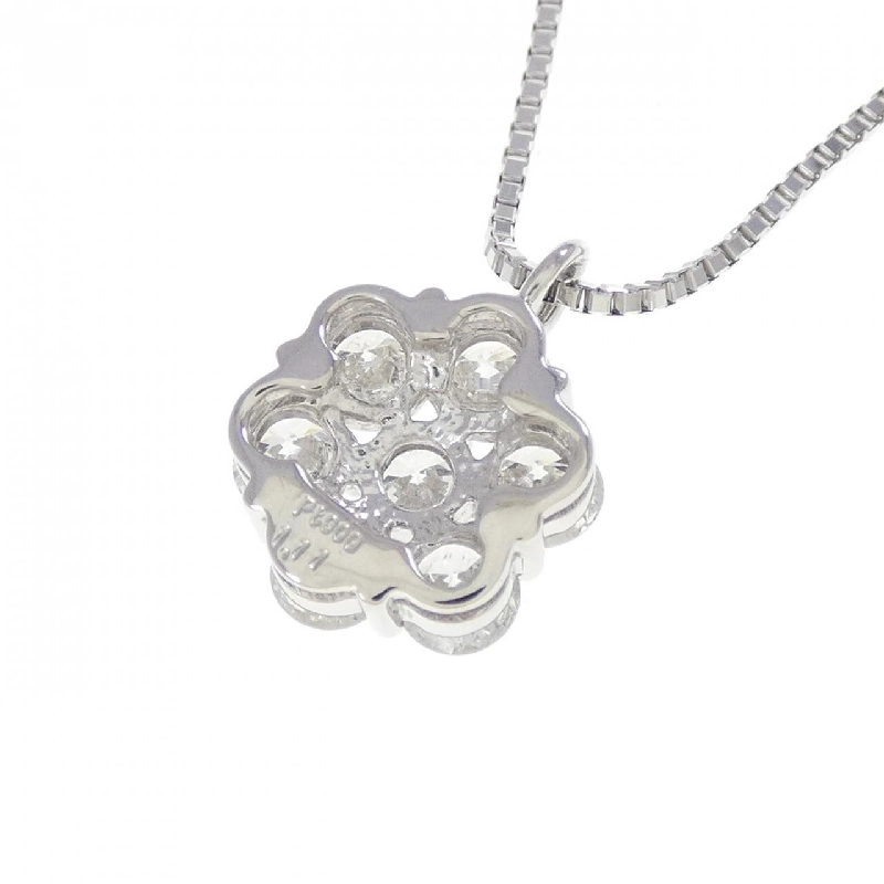 Dây chuyền kim cương hoa PT900/PT850 1.11CT - Hàng hiệu Chính hãng 857016