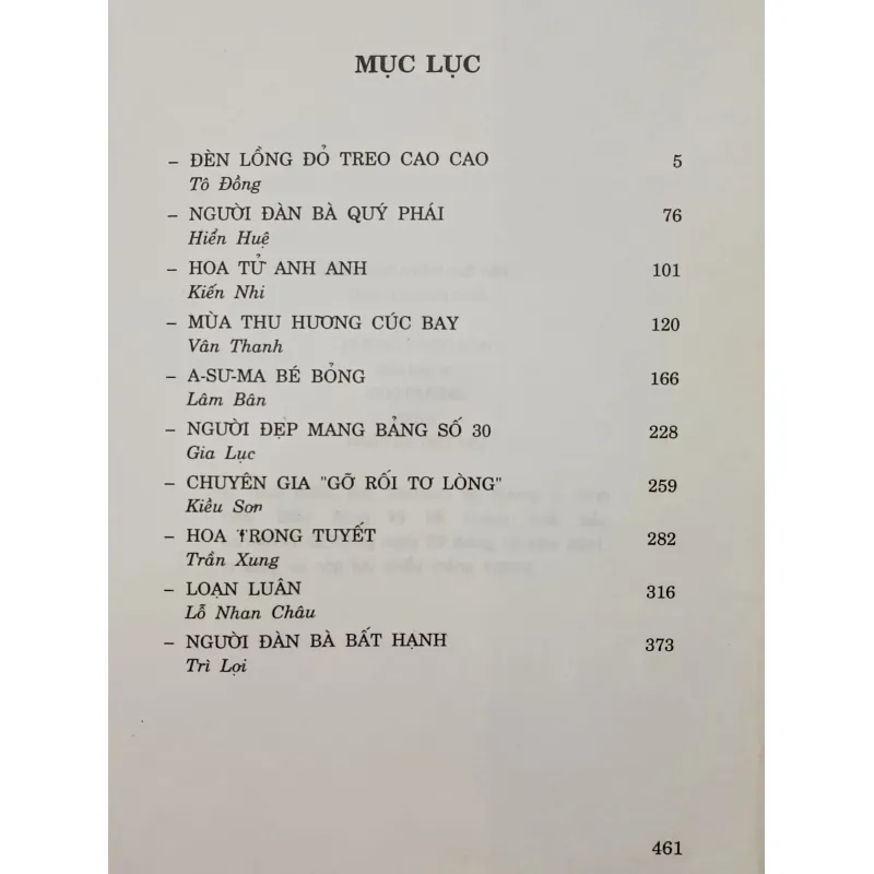 Đèn lồng đỏ treo cao cao (tuyển tập truyện ngắn Trung Quốc) 758978