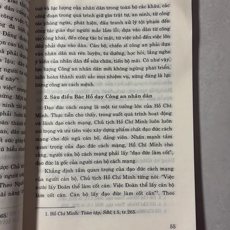 Tư cách người công an cách mệnh của Hồ Chí Minh - Thượng tướng Tô Lâm 766330