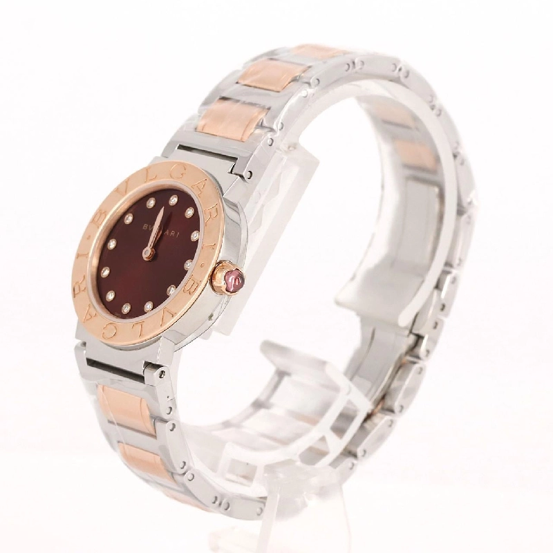 Bulgari Bulgari Bulgari PG kết hợp 12P BBLP26SG/BBL26C11SPG/12 SSxPG Quartz - Hàng hiệu Chính hãng 877688