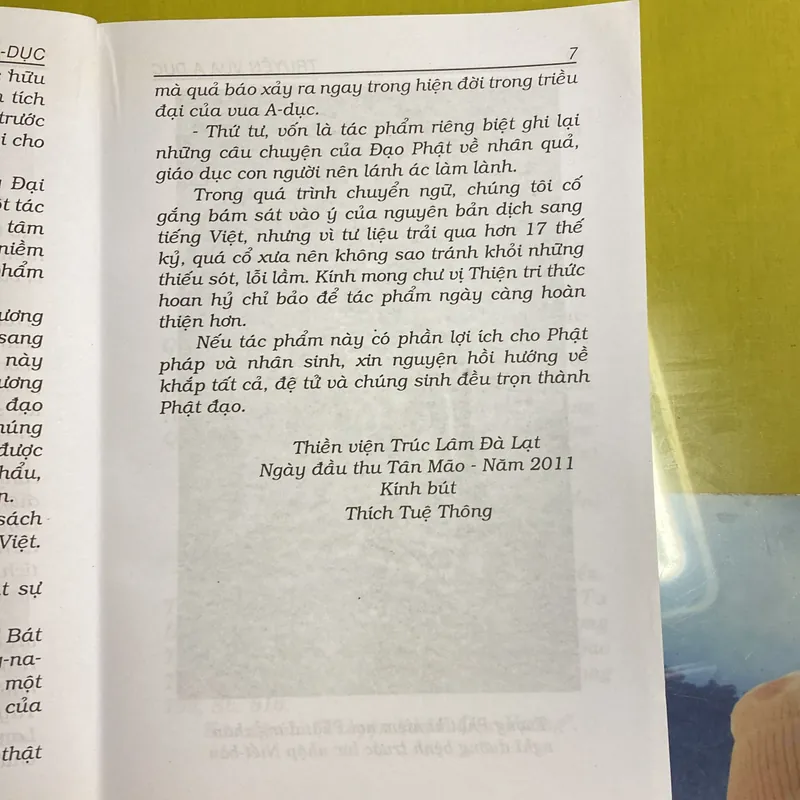 Truyện Vua A Dục - Tam Tạng An Pháp Khâm dịch hán ngữ - Thích Tuệ Thông Việt dịch 605505