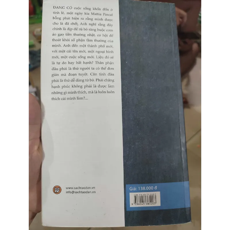 [59K/kg] Mattia Pascal quá cốHCM01/03 437673