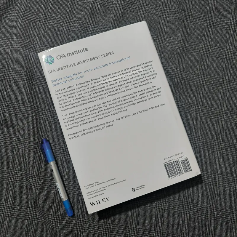 International Financial Statement Analysis (Fourth Edition) - CFA Institute  936278