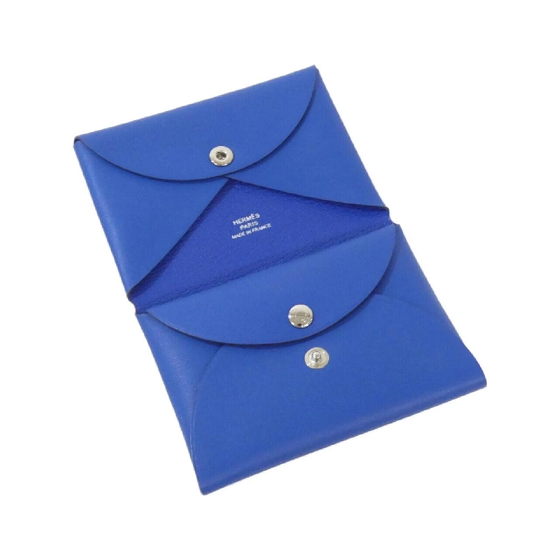 Ví tiền đôi Calvi của Hermès FER A CHEVAL 619558