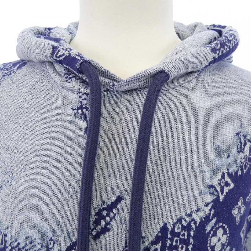 Áo hoodie ngắn tay họa tiết monogram Louis Vuitton HNY28WN31 - Hàng hiệu Authentic 881415