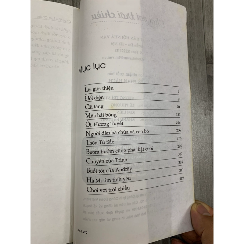 Chơi vơi trời chiều - thiết ngưng. 1a2 551050