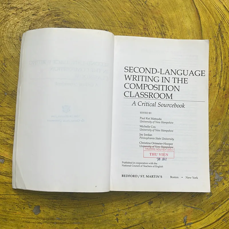 SECOND - LANGUAGE WRITING IN THE COMPOSITION CLASSROOM  697840
