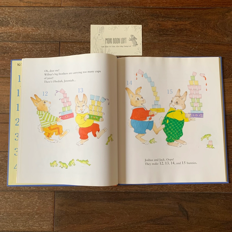 Sách tranh tiếng anh I Can Count 100 Bunnies: And So Can You!, Used, Bìa Cứng, Khổ Lớn 478731