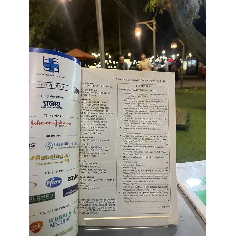 Y HỌC THÀNH PHỐ HỒ CHÍ MINH SỐ ĐẶC BIỆT CHUYÊN ĐỀ NGOẠI CHUYÊN NGÀNH 674144