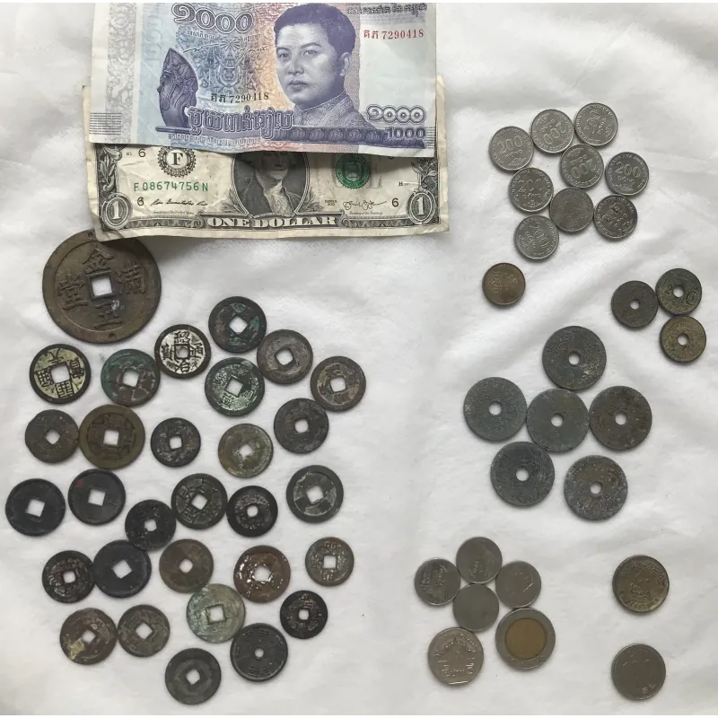 57 đồng xu, tiền xu cổ Việt Nam và các nước 755857