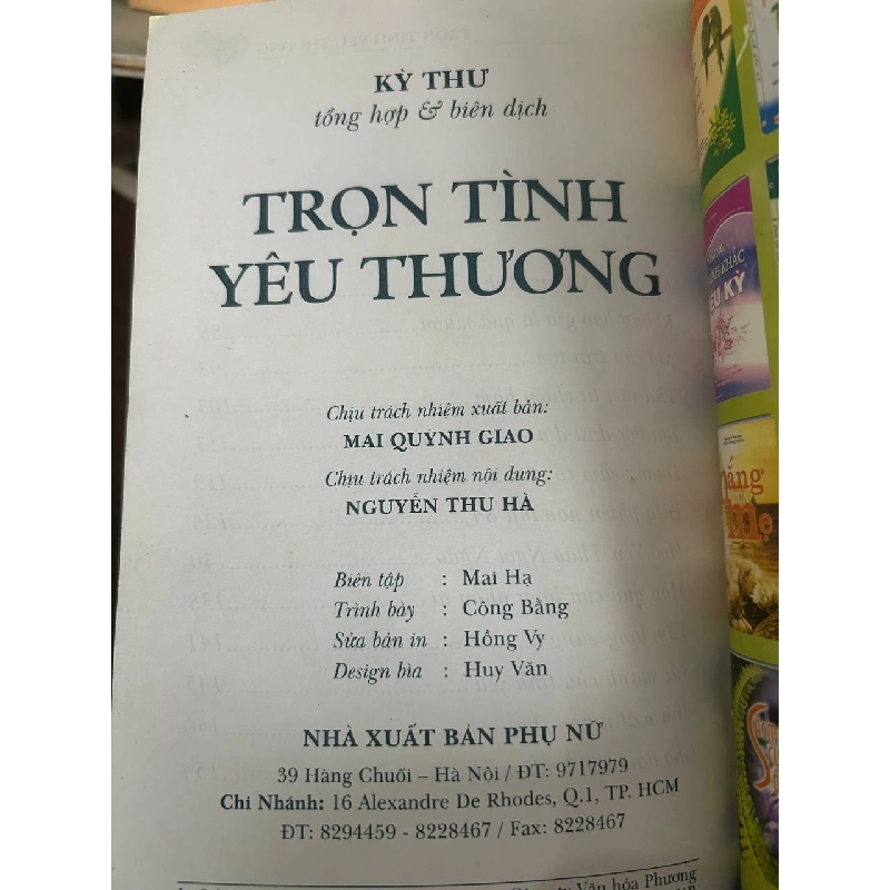 Trọn Tình Yêu Thương - Kỳ Thư (tổng hợp & biên soạn) 973601