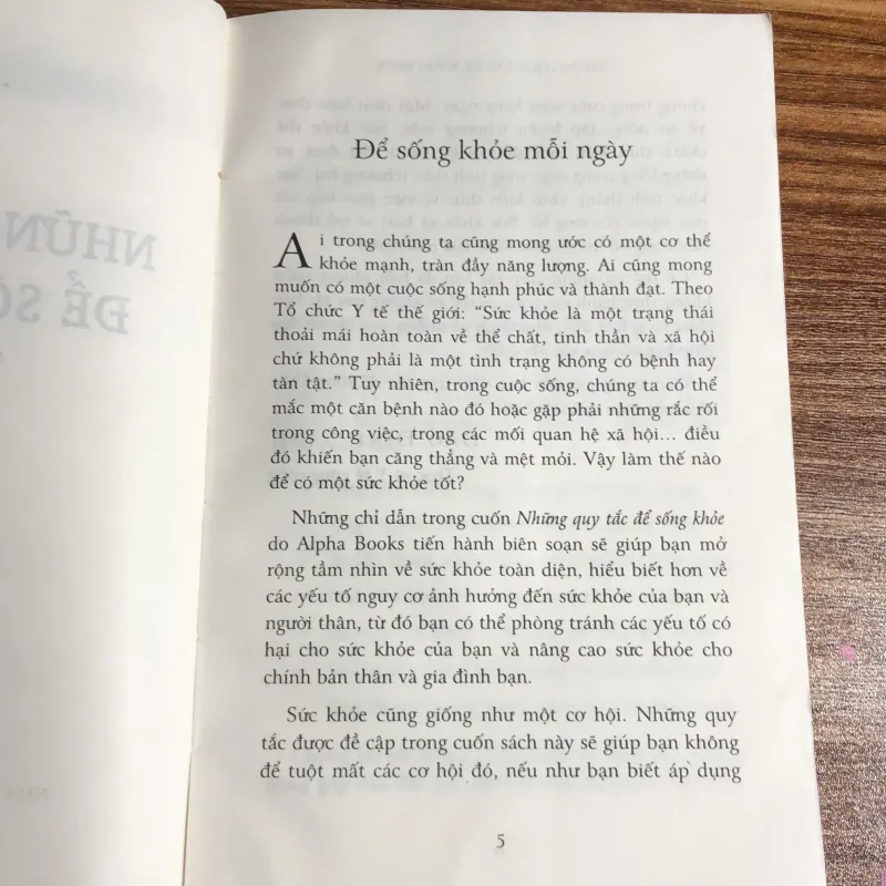 Những quy tắc để sống khỏe 970343