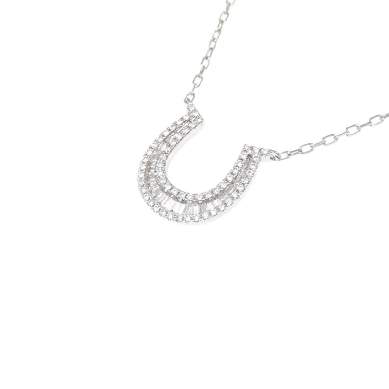 K18WG Mặt dây chuyền hình móng ngựa kim cương 0.26CT - Hàng hiệu Chính hãng 868220