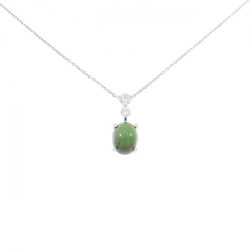 K18WG Tourmaline Necklace 1.89CT - Hàng hiệu Authentic 866645