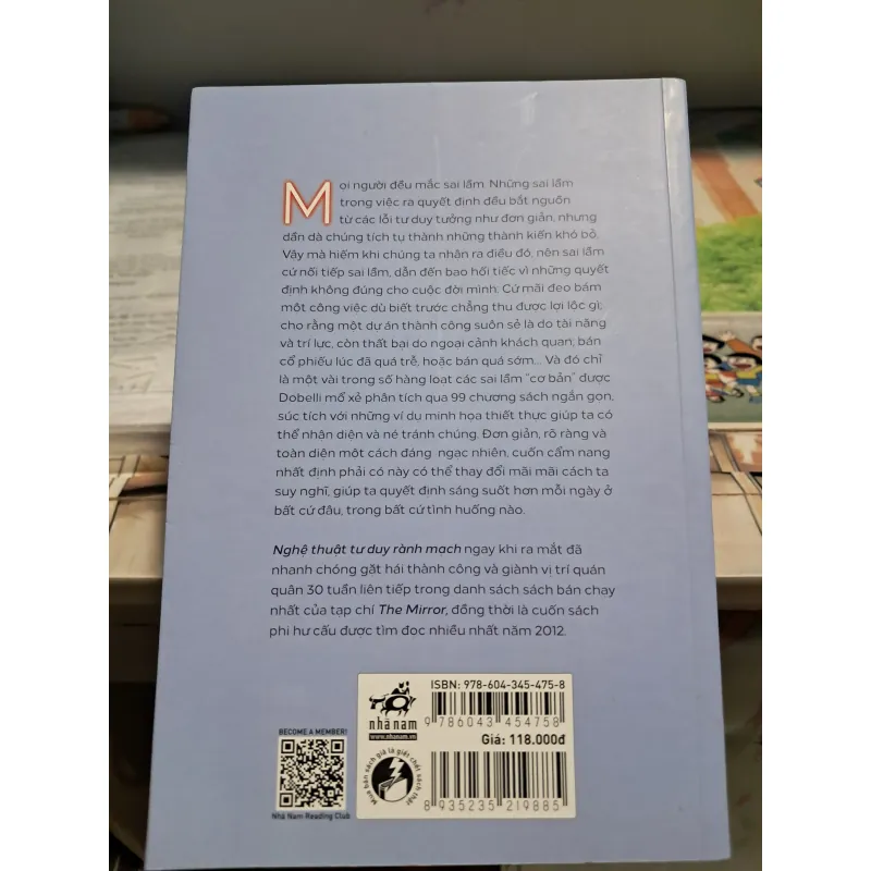 Nghệ thuật tư duy rành mạch 1030711
